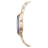 Octea lux sport Uhr, Schweizer Produktion, Metallarmband, Blau, Champagne-vergoldetes Finish - Swarovski, 5632481