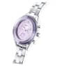 Octea lux sport watch, Swiss Made, Metal bracelet, Purple, Stainless steel - Swarovski, 5632484