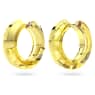 Pendientes de aro Lucent, Arte, Forma redonda, Amarillos - Swarovski, 5633435