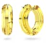 Pendientes de aro Lucent, Arte, Forma redonda, Amarillos - Swarovski, 5633435