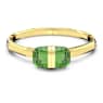 Lucent armband, Magnetische sluiting, Groen, Goudkleurige afwerking - Swarovski, 5633624