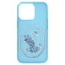 Smartphone case, Swan, iPhone® 13, Blue - Swarovski, 5633711