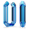 Pendientes de aro Lucent, Arte, Forma octagonal, Azules - Swarovski, 5633950