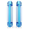 Pendientes de aro Lucent, Arte, Forma octagonal, Azules - Swarovski, 5633950