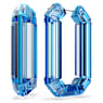 Anneaux d'oreilles Lucent, Pièce d'exception, Forme octogonale, Bleues - Swarovski, 5633950