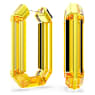 Lucent ringoorbellen, Statement, Achthoekige vorm, Geel - Swarovski, 5633954