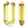 Pendientes de aro Lucent, Arte, Forma octagonal, Amarillos - Swarovski, 5633954