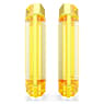 Lucent ringoorbellen, Statement, Achthoekige vorm, Geel - Swarovski, 5633954