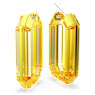 Lucent ringoorbellen, Statement, Achthoekige vorm, Geel - Swarovski, 5633954