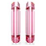 Orecchini a cerchio Lucent, Statement, Forma ottagonale, Rosa - Swarovski, 5633955
