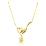 Cariti pendant, Red bean ice, Multicolored, Gold-tone plated - Swarovski, 5634333