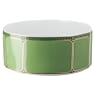 Signum serving bowl, Porcelain, Large, Green - Swarovski, 5634386