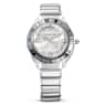 Watch, 37mm, Swiss Made, Metal bracelet, Silver tone, Stainless steel - Swarovski, 5634648