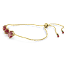Cariti bracelet, Red bean, Red, Gold-tone plated - Swarovski, 5634713