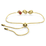Cariti bracelet, Red bean, Red, Gold-tone plated - Swarovski, 5634713