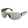 Sunglasses, Mask, Gradient tint, SK0364 98Q, Multicolored - Swarovski, 5634746