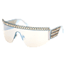 Sunglasses, Mask, Gradient tint, SK0363 30X, Blue - Swarovski, 5634749