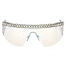 Sunglasses, Mask, Gradient tint, SK0363 30X, Blue - Swarovski, 5634749