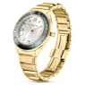 Dextera 3-hand watch, 37mm, Swiss Made, Metal bracelet, Gold tone, Gold-tone finish - Swarovski, 5635450