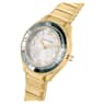 Dextera 3-hand watch, 37mm, Swiss Made, Metal bracelet, Gold tone, Gold-tone finish - Swarovski, 5635450