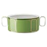Signum bowl, Porcelain, Green - Swarovski, 5635498