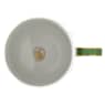 Signum coffee cup with saucer, Porcelain, Green - Swarovski, 5635503
