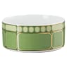 Signum cereal bowl, Porcelain, Green - Swarovski, 5635524