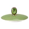 Signum mug with lid, Porcelain, Green - Swarovski, 5635532