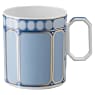Signum mug with lid, Porcelain, Blue - Swarovski, 5635534