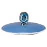 Signum mug with lid, Porcelain, Blue - Swarovski, 5635534