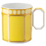 Mug con coperchio Signum, Porcellana, Gialla - Swarovski, 5635536