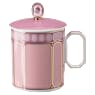 Signum mug with lid, Porcelain, Pink - Swarovski, 5635539