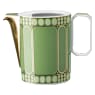 Signum coffee pot, Porcelain, Green - Swarovski, 5635548