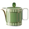 Signum creamer jug, Porcelain, Green - Swarovski, 5635565