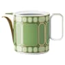Signum creamer jug, Porcelain, Green - Swarovski, 5635565