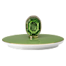 Signum creamer jug, Porcelain, Green - Swarovski, 5635565