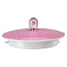 Signum Teekanne, Porzellan, Klein, Rosa - Swarovski, 5635566