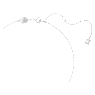 Pendente Constella, Taglio tondo, Pavé, Bianco, Placcato rodio - Swarovski, 5636264