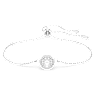 Una Angelic 手鏈, 圓形切割, 白色, 鍍白金色 - Swarovski, 5636266