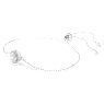 Una Angelic bracelet, Round cut, White, Rhodium plated - Swarovski, 5636266