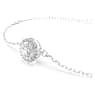 Una Angelic bracelet, Round cut, White, Rhodium plated - Swarovski, 5636266