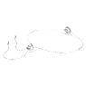Una Angelic bracelet, Round cut, White, Rhodium plated - Swarovski, 5636266