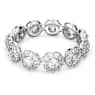 Una Angelic ring, Round cut, White, Rhodium plated - Swarovski, 5636268