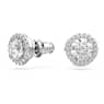 Constella スタッドピアス, ラウンドカット, パヴェ, ホワイト, ロジウム・プレーティング - Swarovski, 5636269