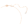 Constella 펜던트, 라운드 컷, 파베, 화이트, 로즈골드 톤 플래팅 - Swarovski, 5636272