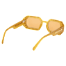 Sunglasses, Octagon shape, Pavé, SK0345 39E, Orange - Swarovski, 5636332