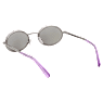 Sunglasses, Oval shape, Pavé, SK0340 08Y, Black - Swarovski, 5636333