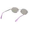 Sunglasses, Oval shape, Pavé, SK0340 08Y, Black - Swarovski, 5636333