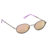 Sunglasses, Oval shape, Pavé, SK0340 08Y, Black - Swarovski, 5636333