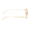Occhiali da sole, Forma ovale, Pavé, SK0340 32L, Gialli - Swarovski, 5636335